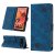 Skin-friendly Google Pixel 6 Wallet Stand Case with Wrist Strap Blue