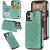 iPhone 12 Mini Embossed Wallet Magnetic Stand Case Green