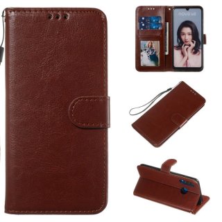 Huawei P30 Lite Wallet Stand Magnetic PU Leather Case Brown