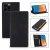 Wallet Kickstand Magnetic PU Leather Case Black