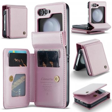 CaseMe Samsung Galaxy Z Flip5 RFID Blocking Card Holder Case Pink