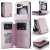 CaseMe Samsung Galaxy Z Flip5 RFID Blocking Card Holder Case Pink