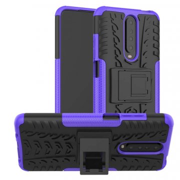 Xiaomi Redmi K30 Hybrid Rugged PC + TPU Kickstand Case Purple