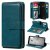 Samsung Galaxy A40 Multi-function 10 Card Slots Wallet Case Dark Green