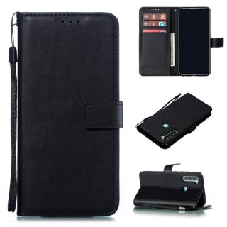 Xiaomi Redmi Note 8 Wallet Kickstand Magnetic Leather Case Black