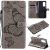 Xiaomi Mi 10T/10T Pro Embossed Butterfly Wallet Magnetic Stand Case Gray