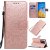 Huawei P40 Pro Embossed Sunflower Wallet Stand Case Rose Gold
