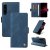 YIKATU Sony Xperia 1 III Skin-touch Wallet Kickstand Case Blue