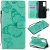Xiaomi Mi 10T/10T Pro Embossed Butterfly Wallet Magnetic Stand Case Green