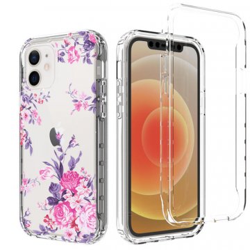 iPhone 11 Clear Bumper TPU Rose Flowers Case