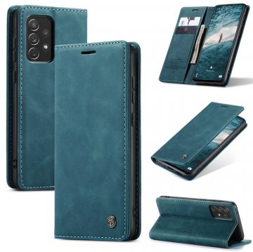 CaseMe Samsung Galaxy A73 5G Wallet Magnetic Case Blue