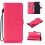 Samsung Galaxy A70 Wallet Kickstand Magnetic Leather Case Rose