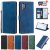 Samsung Galaxy Note 10 Plus Wallet RFID Blocking Kickstand Case Blue