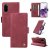 YIKATU Samsung Galaxy S20 Skin-touch Wallet Kickstand Case Wine Red