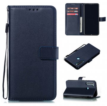 Xiaomi Redmi Note 8 Wallet Kickstand Magnetic Leather Case Dark Blue