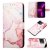 Marble Pattern OnePlus 10 Pro Wallet Stand Case Rose Gold