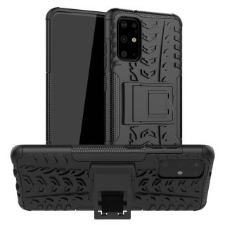 Samsung Galaxy S20 Plus Hybrid Rugged PC + TPU Kickstand Case Black