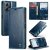 CaseMe Xiaomi POCO X5 5G Wallet Luxury Leather Case Blue