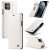CaseMe iPhone 11 Wallet Magnetic Flip Stand Case White