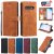 Samsung Galaxy S10 Wallet RFID Blocking Kickstand Case Brown