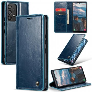 CaseMe Samsung Galaxy A53 5G Wallet Kickstand Magnetic Case Blue