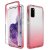 Samsung Galaxy S20 Shockproof Clear Gradient Cover Red