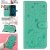 iPhone 12 Pro Max Embossed Cat Bee Wallet Magnetic Stand Case Green