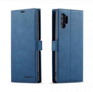 Forwenw Samsung Galaxy Note 10 Plus Wallet Kickstand Magnetic Case Blue