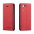 Forwenw iPhone 5S/SE Wallet Kickstand Magnetic Shockproof Case Red