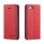 Forwenw iPhone 5S/SE Wallet Kickstand Magnetic Shockproof Case Red