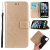 iPhone 11 Pro Butterfly Pattern Wallet Magnetic Stand PU Leather Case Gold