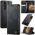 CaseMe Samsung Galaxy S26 Magnetic Wallet Case with RFID Blocking Black