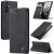 CaseMe Samsung Galaxy A34 5G Wallet Suede Leather Case Black