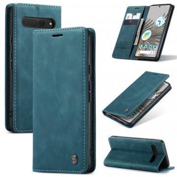 CaseMe Google Pixel 7 Pro Wallet Kickstand Magnetic Case Blue