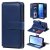 Samsung Galaxy S9 Multi-function 10 Card Slots Wallet Case Dark Blue