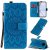 Xiaomi Redmi K30 Pro Embossed Sunflower Wallet Stand Case Blue