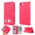 iPhone 7/8 Cat Pattern Wallet Magnetic Stand Leather Case Red