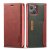 LC.IMEEKE iPhone 13 Mini Magnetic Stand Case With Card Slots Red
