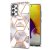 Samsung Galaxy A72 5G Flower Pattern Marble TPU Case Crown