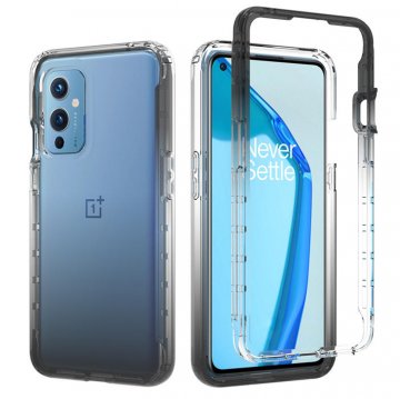 OnePlus 9 Shockproof Clear Gradient Cover Black