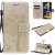 Google Pixel 4A 4G Embossed Tree Cat Butterfly Wallet Stand Case Gold