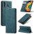 CaseMe Samsung Galaxy A40S Wallet Kickstand Magnetic Case Blue