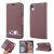 iPhone XR Cat Pattern Wallet Magnetic Stand PU Leather Case Brown