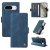 YIKATU Google Pixel 8 Skin-touch Wallet Kickstand Case Blue