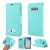 Samsung Galaxy S10e Cat Pattern Wallet Magnetic Stand Case Mint