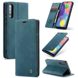 CaseMe Samsung Galaxy A70S Wallet Kickstand Magnetic Case Blue