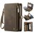CaseMe RFID Blocking Passport Wallet – Secure & Stylish Travel Organizer Coffee