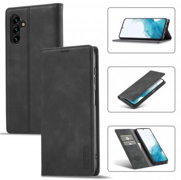 LC.IMEEKE Samsung Galaxy S23 FE Wallet Magnetic Case Black