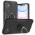 iPhone 11 Hybrid Rugged PC + TPU Ring Kickstand Case Black