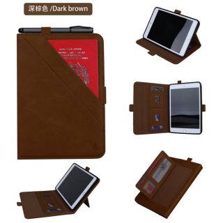 iPad Mini 5 7.9 inch 2019 Tablet Wallet Leather Stand Case Coffee